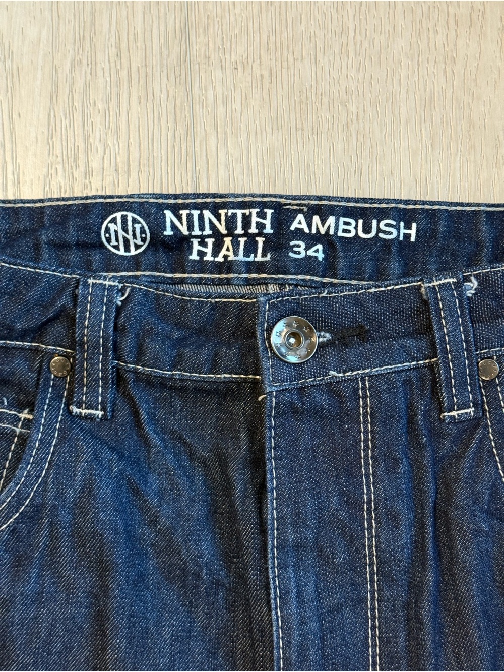 Ninth Hall Ambush Dragon Embroidered Boxy Pants - Picture 5 of 6